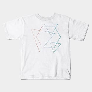 Beach Split Abstract Kids T-Shirt